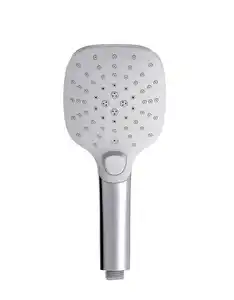 Primaster Handbrause 3 Strahlarten Water Dance quadratisch chrom-weiß wassersparend