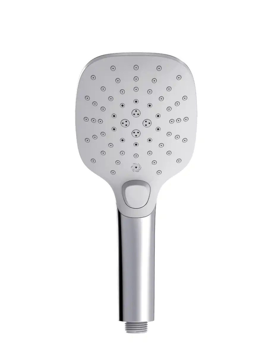 Bild 1 von Primaster Handbrause 3 Strahlarten Water Dance quadratisch chrom-weiß wassersparend