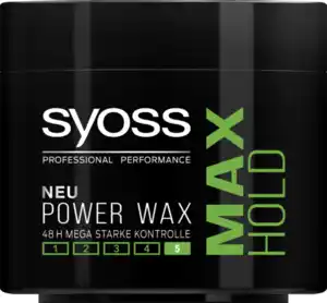 Syoss Professional Performance Max Hold Power Wax, 150 ml