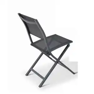 Klappstuhl 'Susan' grau 47 x 83 x 51 cm