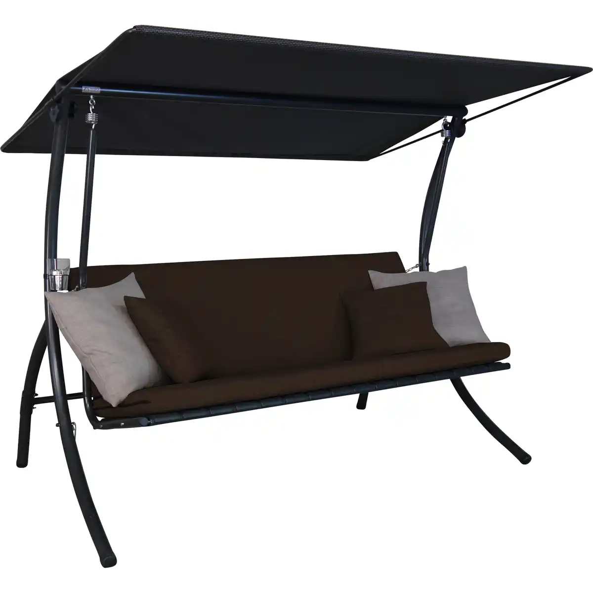 Bild 1 von Angerer Freizeitmöbel Hollywoodschaukel 'Motion Smart' coffe 3-Sitzer 210 x 145 x 160 cm