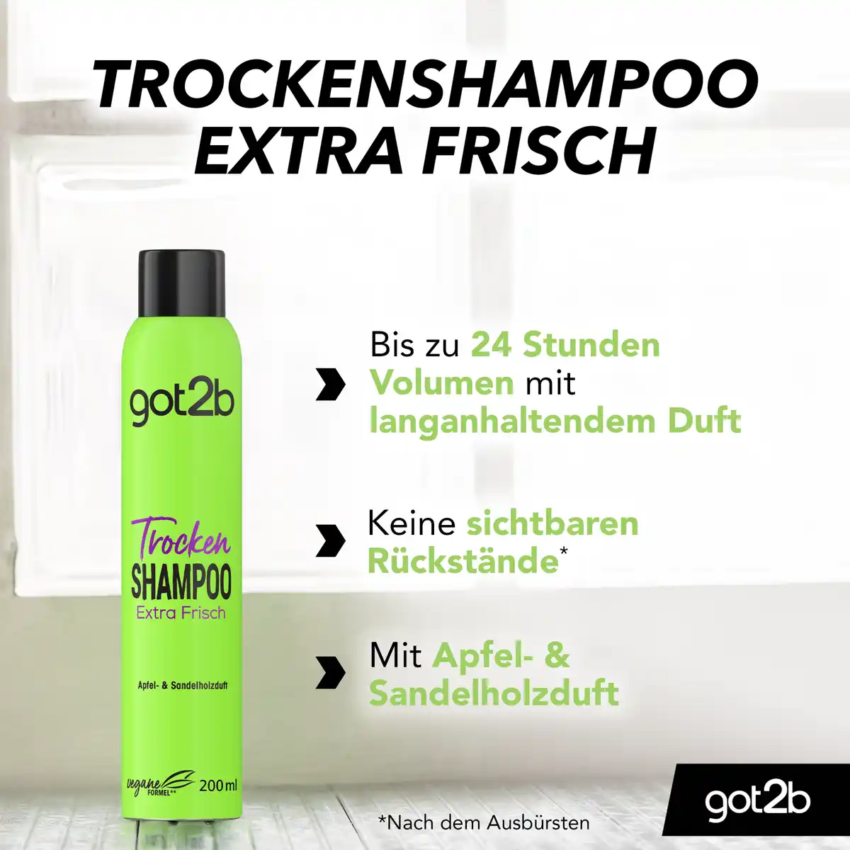 Bild 4 von got2b Trockenshampoo Trocken Wäsche Extra Frisch, 200 ml