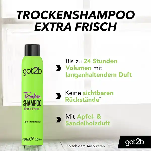 Bild 4 von got2b Trockenshampoo Trocken Wäsche Extra Frisch, 200 ml