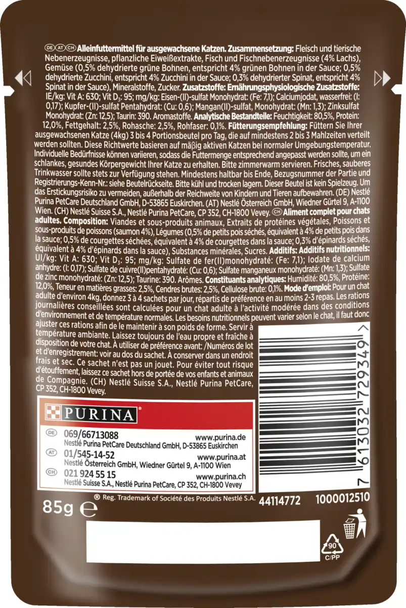 Bild 2 von Gourmet A la Carte mit Lachs an feinem Gartengemüse, 85 g