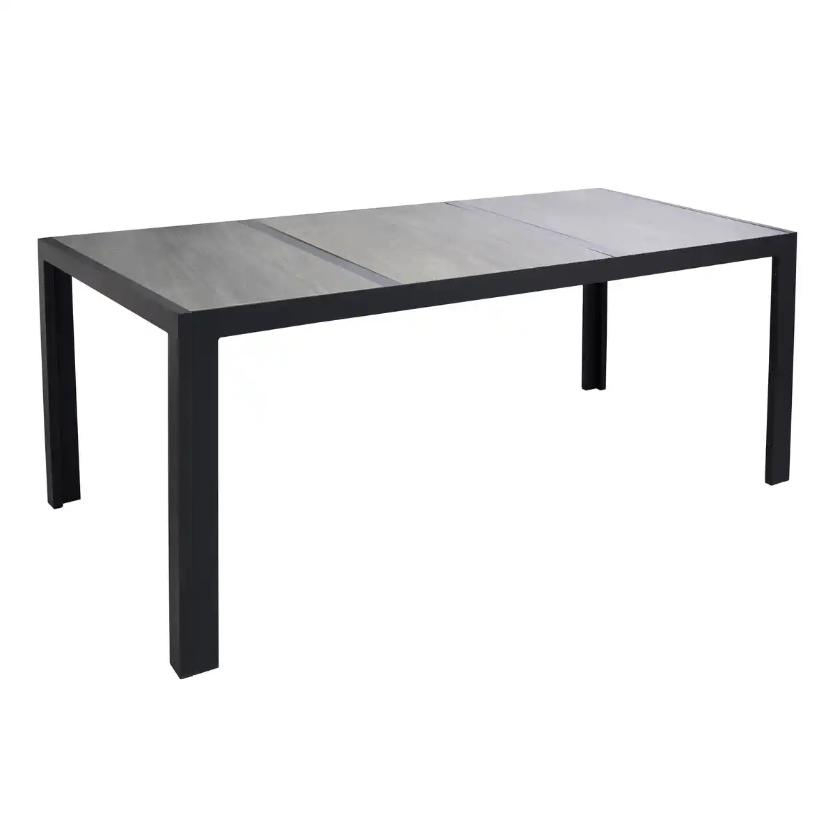 Bild 1 von Gartentisch 'Chiara' schwarz/grau 195 x 90 x 74 cm