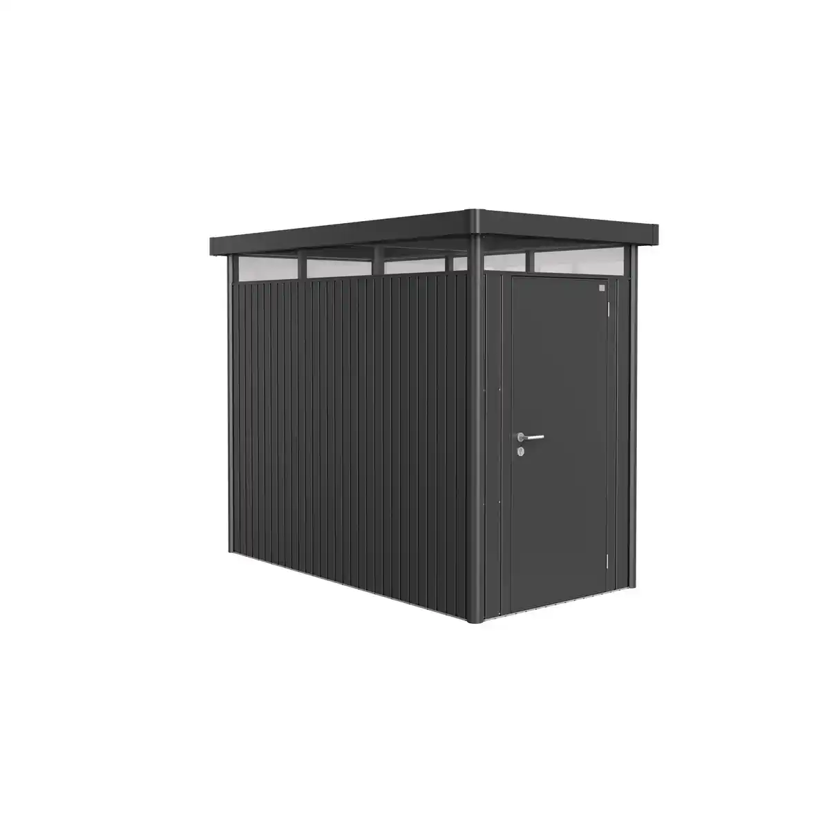 Bild 1 von Biohort Gerätehaus 'HighLine' Gr. HS dunkelgrau-metallic 155 x 275 cm, mit Standardtür