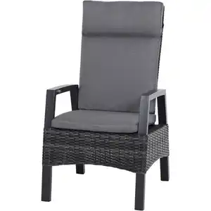 Siena Garden Sessel 'Taranto' anthrazit/matt 50 x 109 x 74 cm