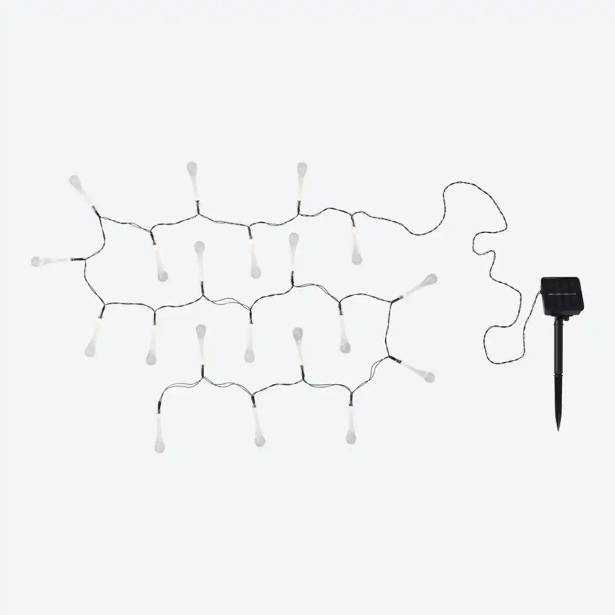 Bild 2 von Solar-Lichterkette "Tropfen", Länge ca. 210 cm