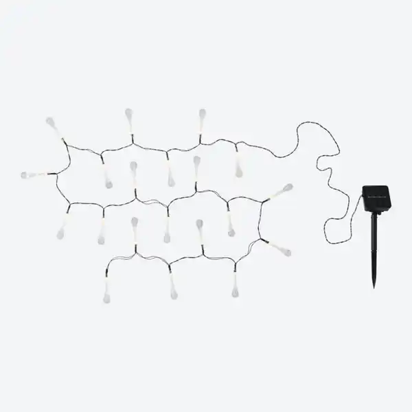 Bild 2 von Solar-Lichterkette "Tropfen", Länge ca. 210 cm