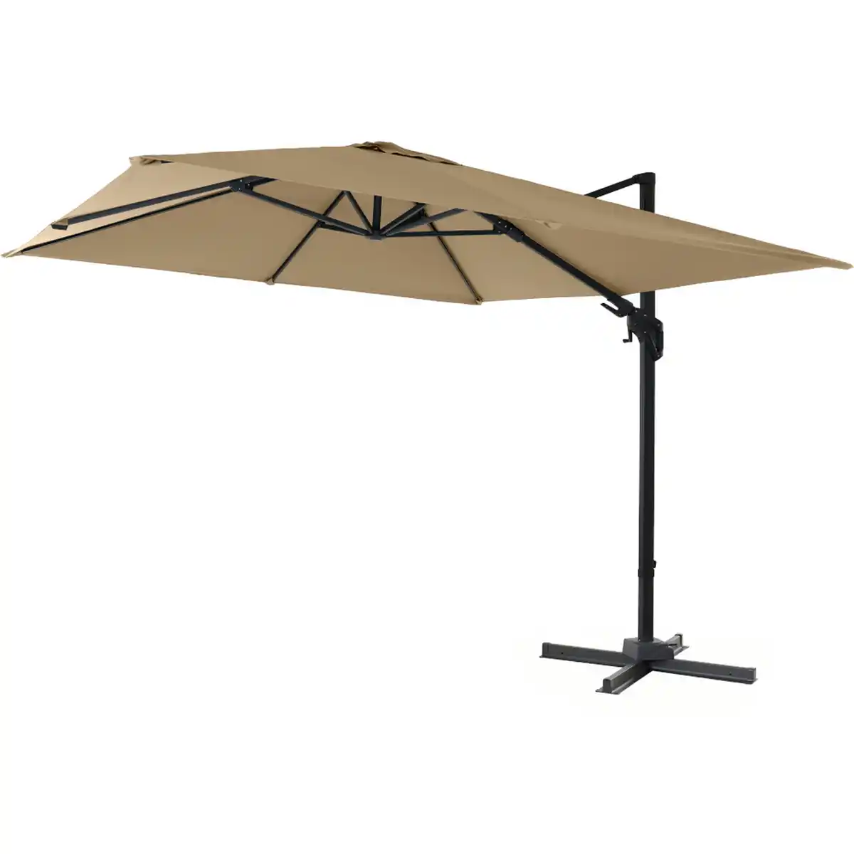 Bild 1 von Siena Garden Ampelschirm 'Fagus N+' taupe Ø 300 cm