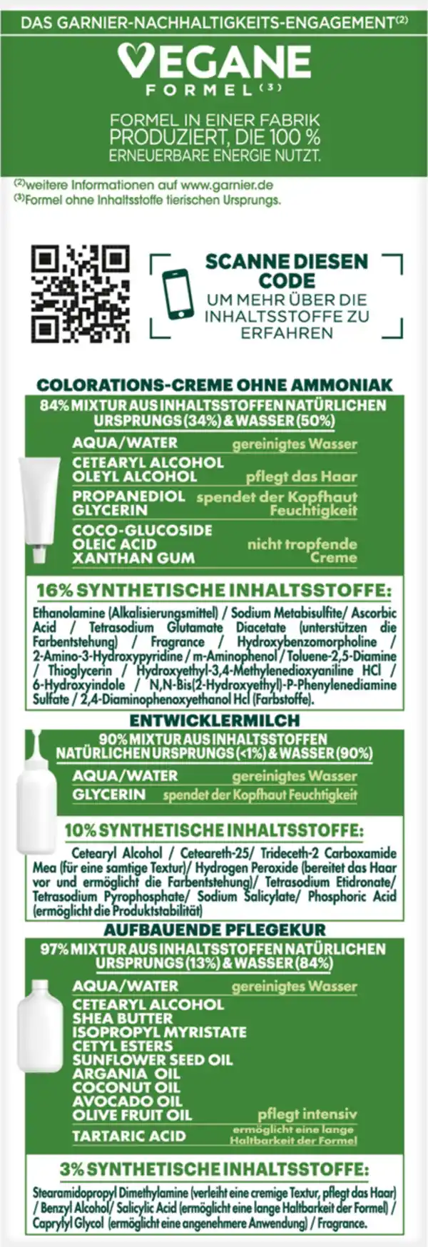 Bild 2 von Garnier Nutrisse Ultra Crème Dauerhafte Pflege-Haarfarbe 4.13 Leuchtendes Kastanienbraun