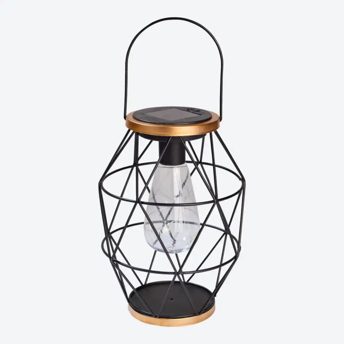 Bild 2 von Solar-Laterne aus Metall, ca. 16x16x23cm