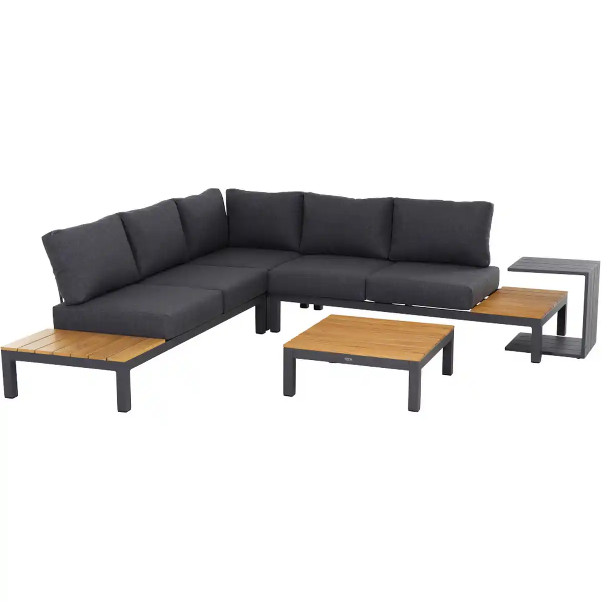 Bild 1 von Siena Garden Loungemöbel-Set 'Brighton' anthrazit 3-teilig