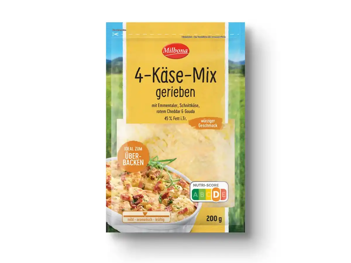 Bild 1 von Milbona 4-Käse-Mix,  200 g