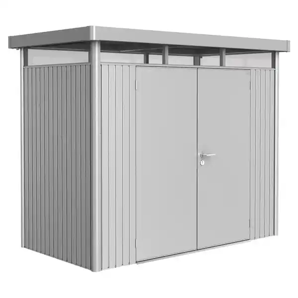 Bild 1 von Biohort Gerätehaus "HighLine" H1 silbern Doppeltür