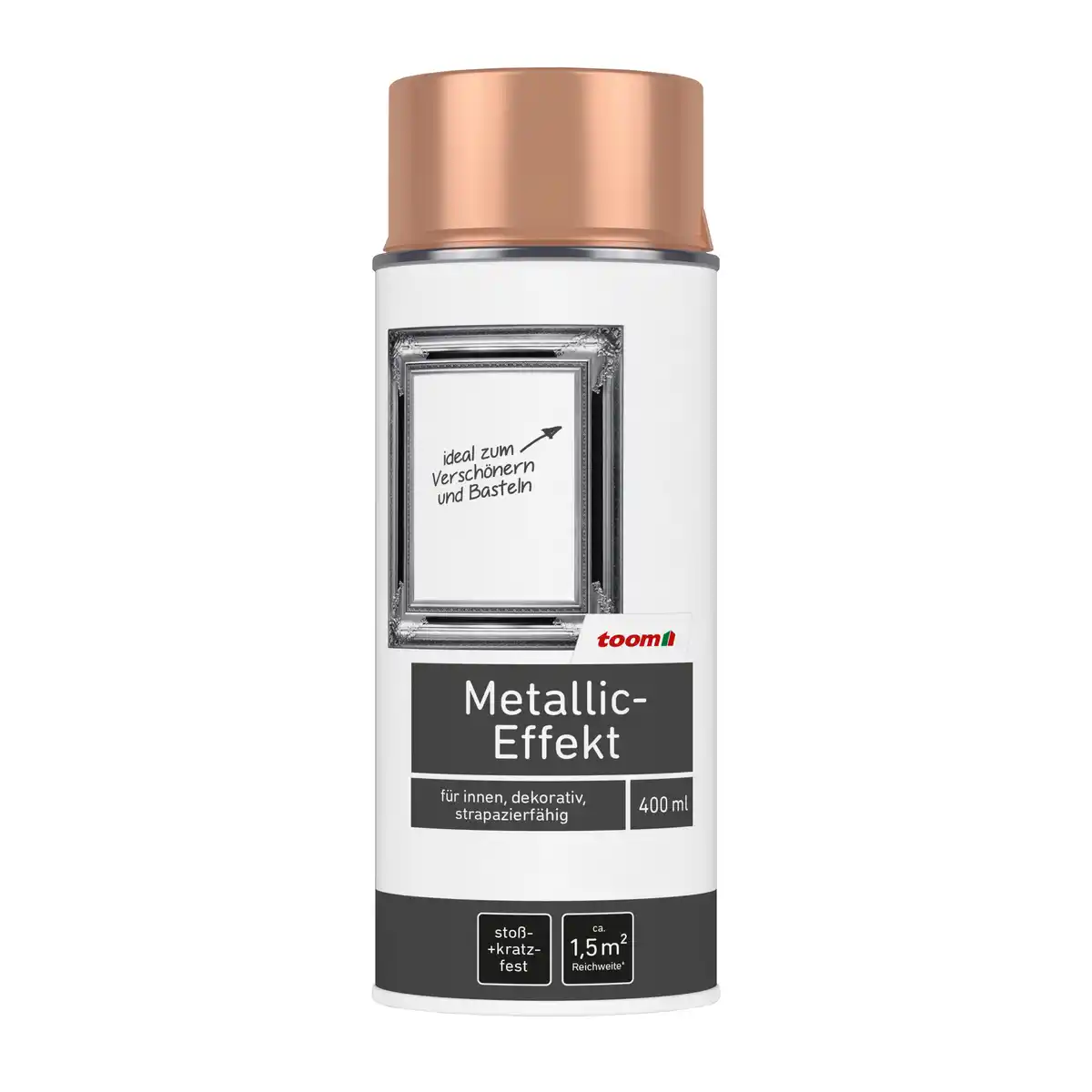 Bild 1 von toom Metallic-Effekt-Sprühlack roségold 400 ml