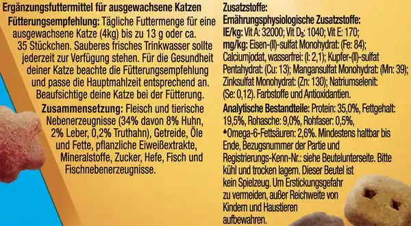 Bild 3 von Felix Knabber Mix Original mit Huhn-, Leber- & Truthahngeschmack, 60 g