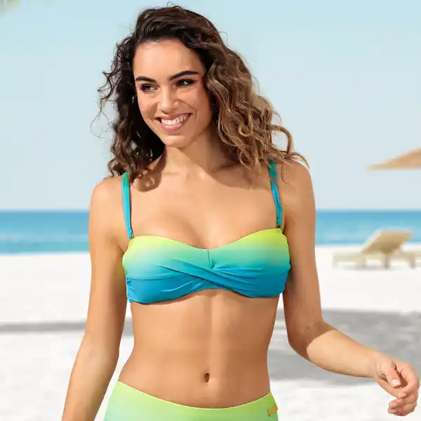 Bild 1 von Damen-Bikini-Oberteil mit Farbverlauf