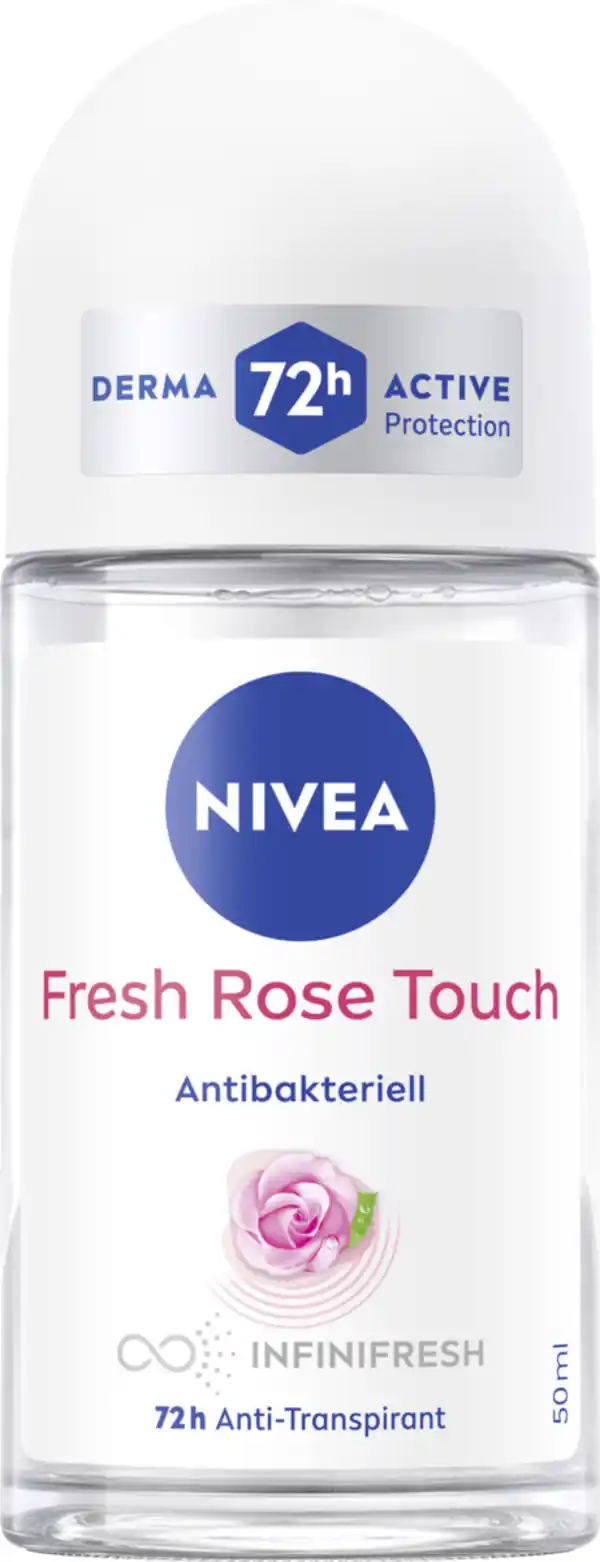 Bild 1 von NIVEA Fresh Rose Touch Anti-Transpirant Roll-On, 50 ml