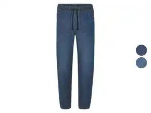LIVERGY® Herren Sweat-Denim-Joggers, schmal geschnitten