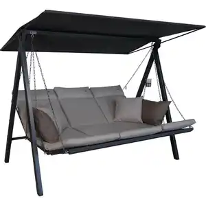 Angerer Freizeitmöbel Hollywoodschaukel 'Lounge Smart' 3-Sitzer sand