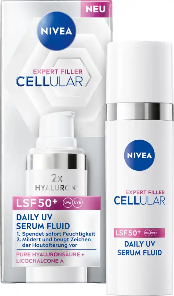 Bild 3 von NIVEA Cellular Expert Filler Tägliches UV Serum Fluid LSF50+, 30 ml