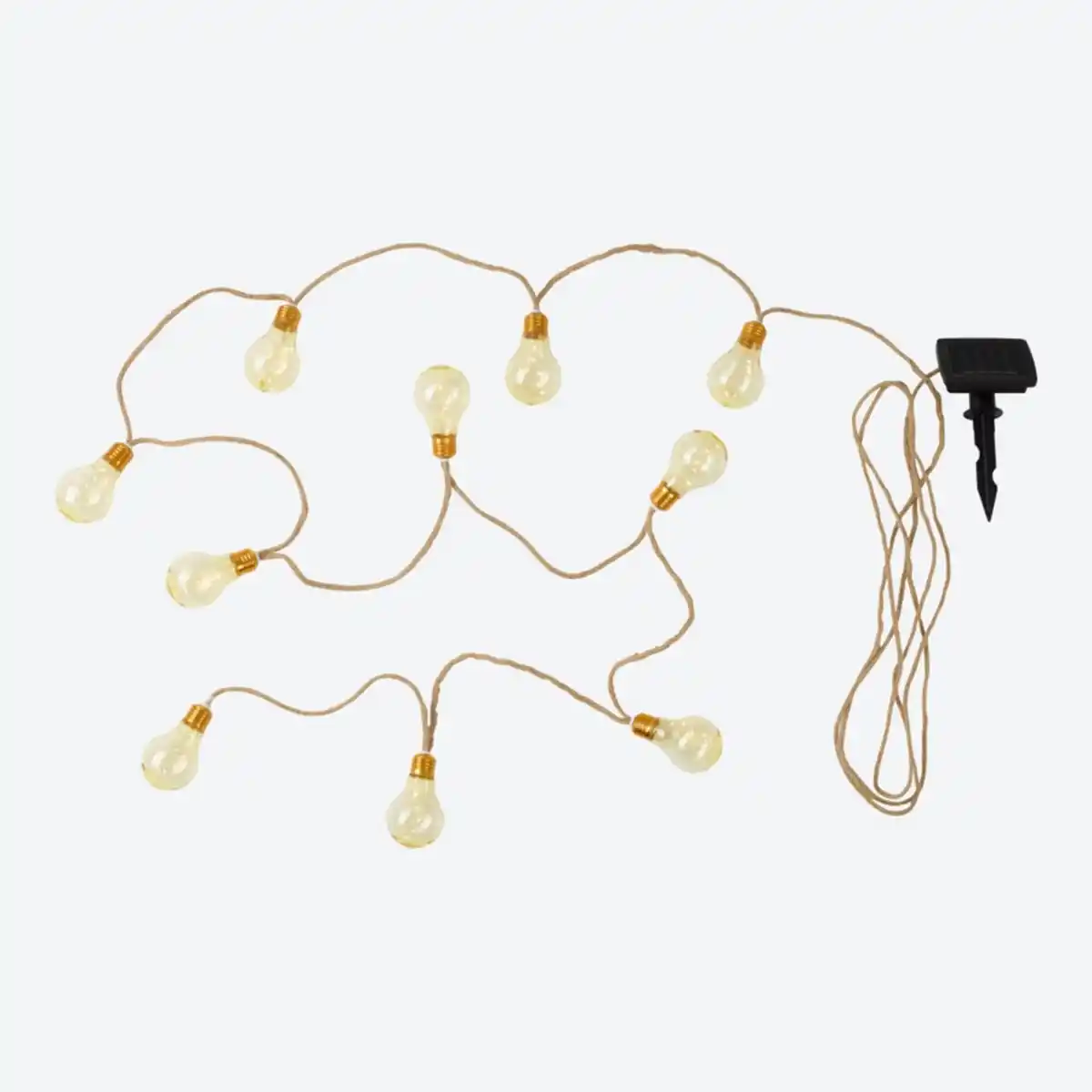 Bild 2 von Solar-Lichterkette mit Glühbirnen, ca. 6,2 m