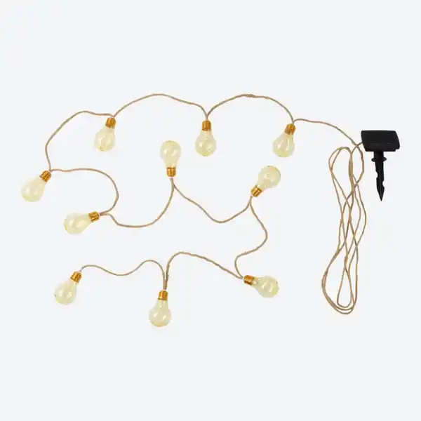 Bild 2 von Solar-Lichterkette mit Glühbirnen, ca. 6,2 m