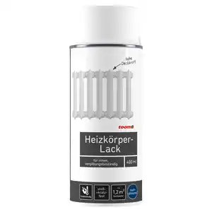 toom Heizkörperlack weiß glänzend 400 ml