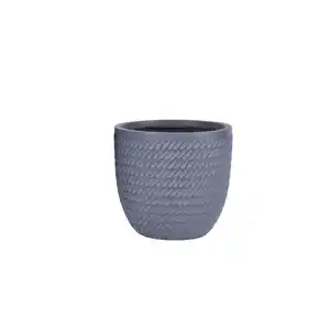 toom Pflanzgefäß 'Pacaya' Fibreclay grau Ø 37 x 36 cm