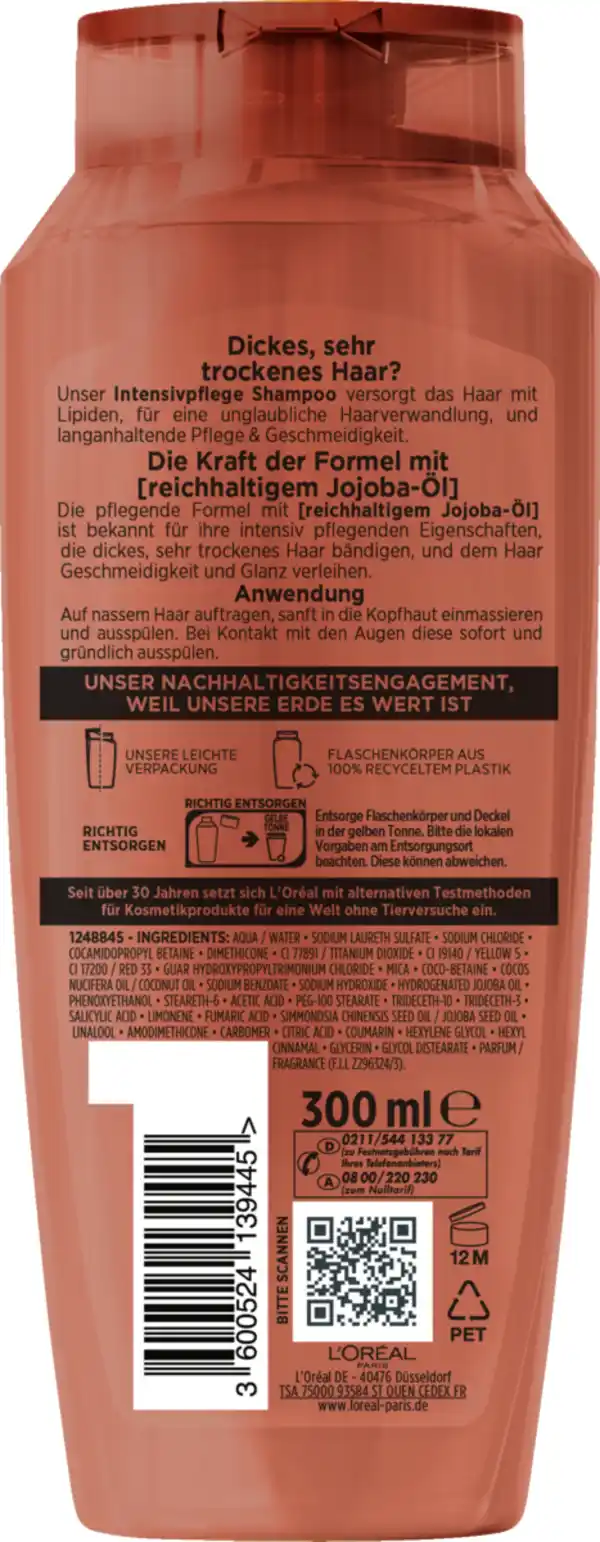 Bild 2 von L’Oréal Paris Elvital Öl Magique Jojoba Intensives Pflege Shampoo, 300 ml
