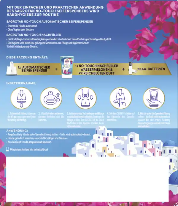 Bild 4 von Sagrotan No-Touch Automatischer Seifenspender Starter-Set Sweet Summer