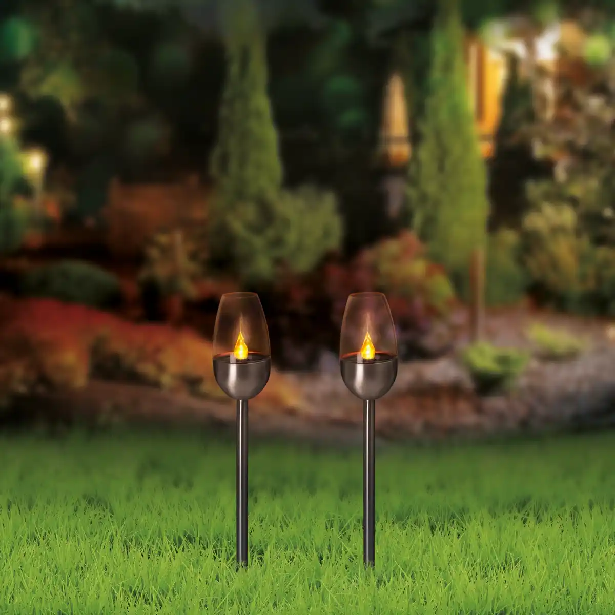 Bild 1 von Solar-Stecker aus Edelstahl, 2er-Pack