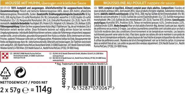 Bild 2 von Purina GOURMET Revelations Mousse mit Huhn, 114 g