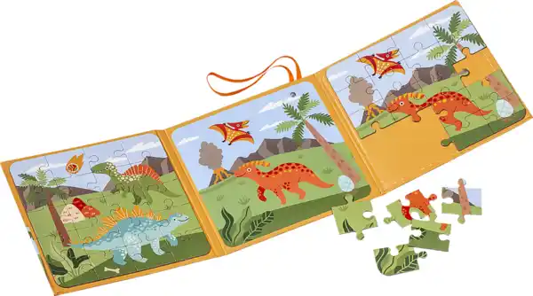 Bild 1 von IDEENWELT Magnet-Puzzle-Buch Dino