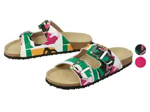 esmara® Damen Pantoletten mit Lederdecksohle
