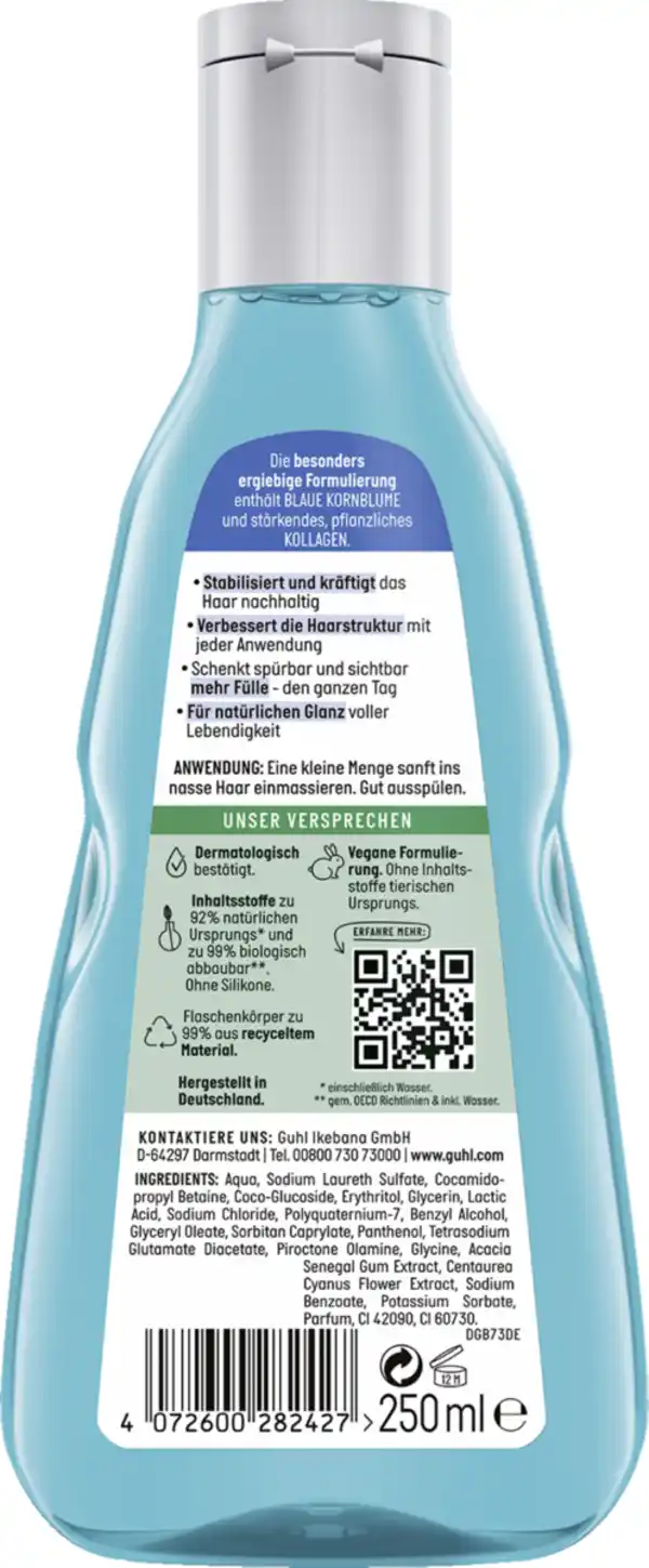 Bild 2 von Guhl Langzeit Volume kräftigendes Shampoo, 250 ml