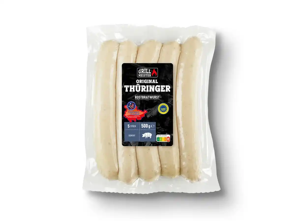 Bild 1 von Grillmeister Original Thüringer Rostbratwurst,  500 g