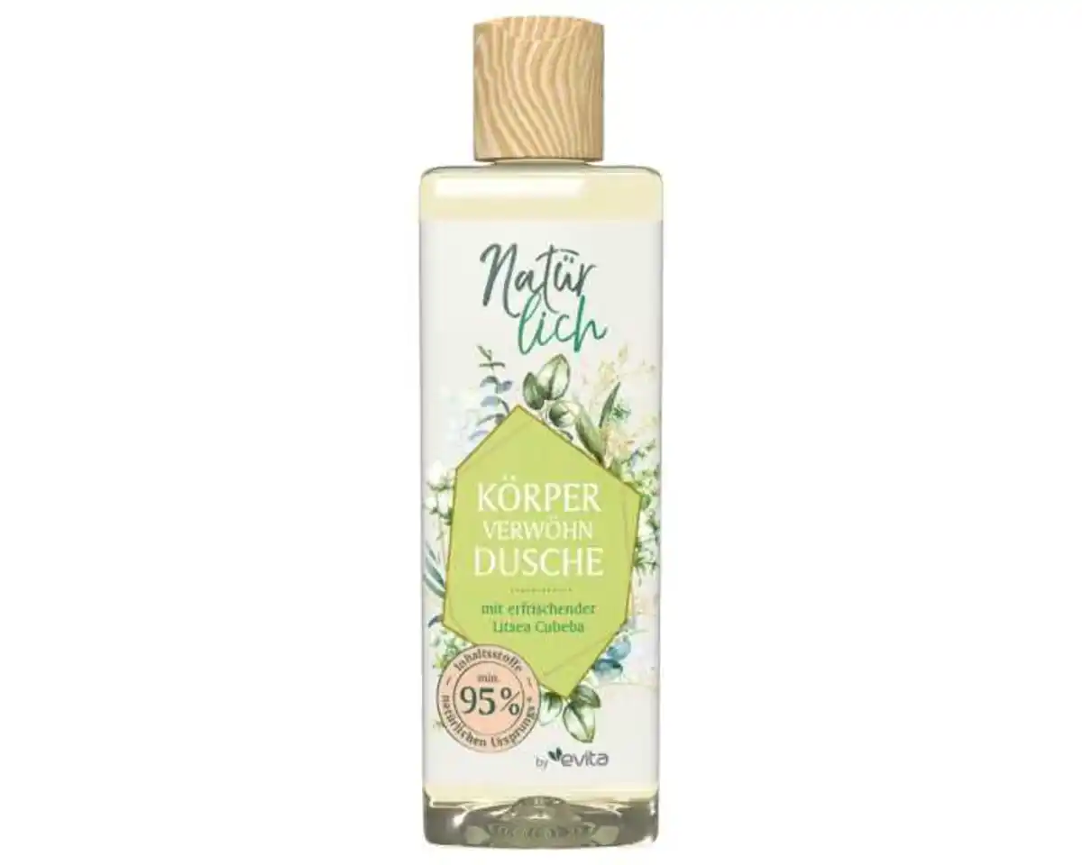 Bild 1 von Duschgel natürlich by evita 300ml Litsea