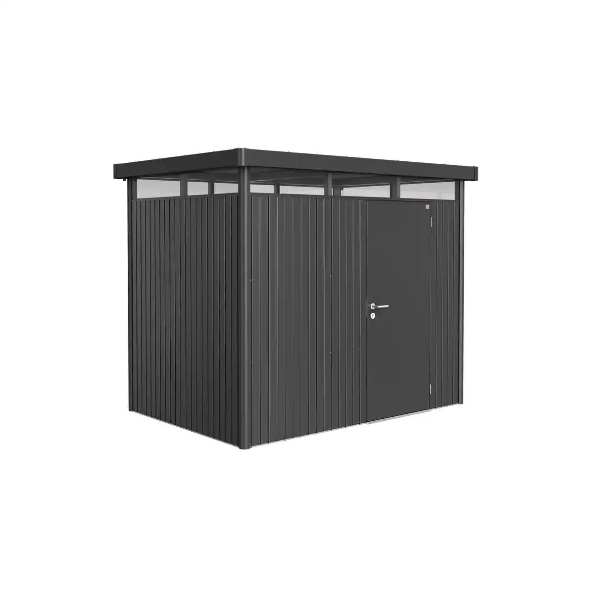 Bild 1 von Biohort Gerätehaus 'HighLine' dunkelgrau 254 x 174 cm