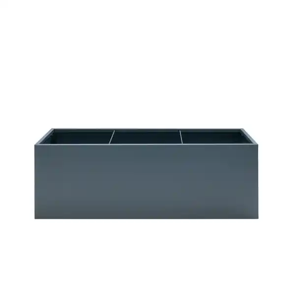 Bild 1 von Herstera Pflanzkübel 'Cube' Metall anthrazit 150 x 50 x 50 cm