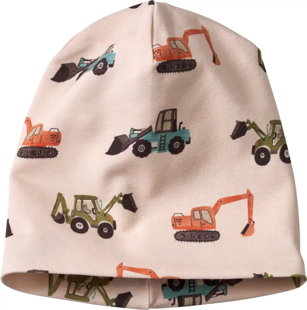 Bild 1 von ALANA Mütze Pro Climate mit Traktor-Muster, beige, Gr. 48/49