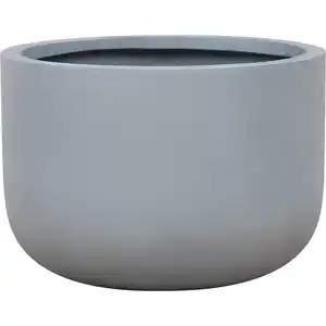 toom Pflanzgefäß 'Palomo' Polyfibre Betonoptik grau rund Ø 40 x 28,5 cm