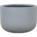 Bild 1 von toom Pflanzgefäß 'Palomo' Polyfibre Betonoptik grau rund Ø 40 x 28,5 cm