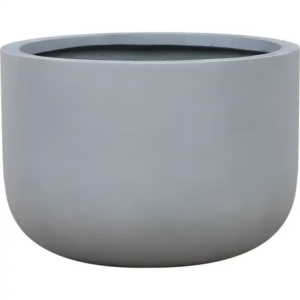 Bild 1 von toom Pflanzgefäß 'Palomo' Polyfibre Betonoptik grau rund Ø 40 x 28,5 cm