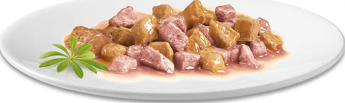 Bild 4 von Gourmet Gold Zarte Häppchen in Sauce mit Lachs & Huhn, 85 g