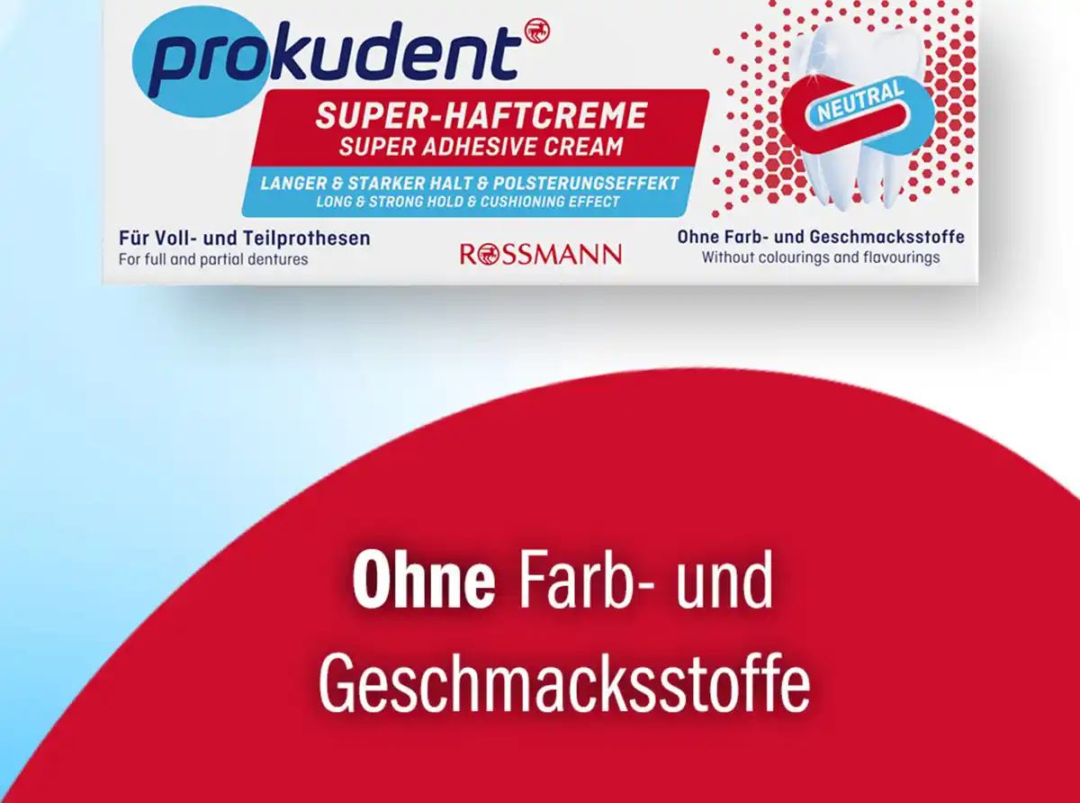 Bild 4 von prokudent Super-Haftcreme Neutral, 40 g