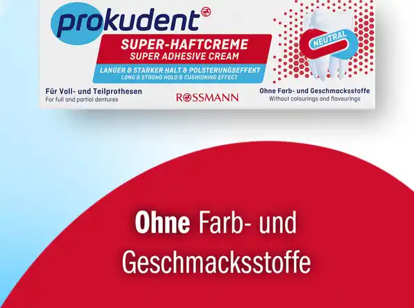 Bild 4 von prokudent Super-Haftcreme Neutral, 40 g