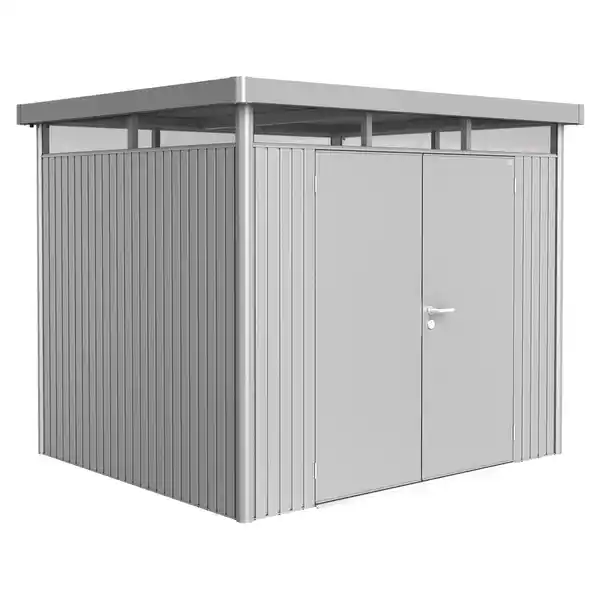 Bild 1 von Biohort Gerätehaus "HighLine" H3 silbern Doppeltür