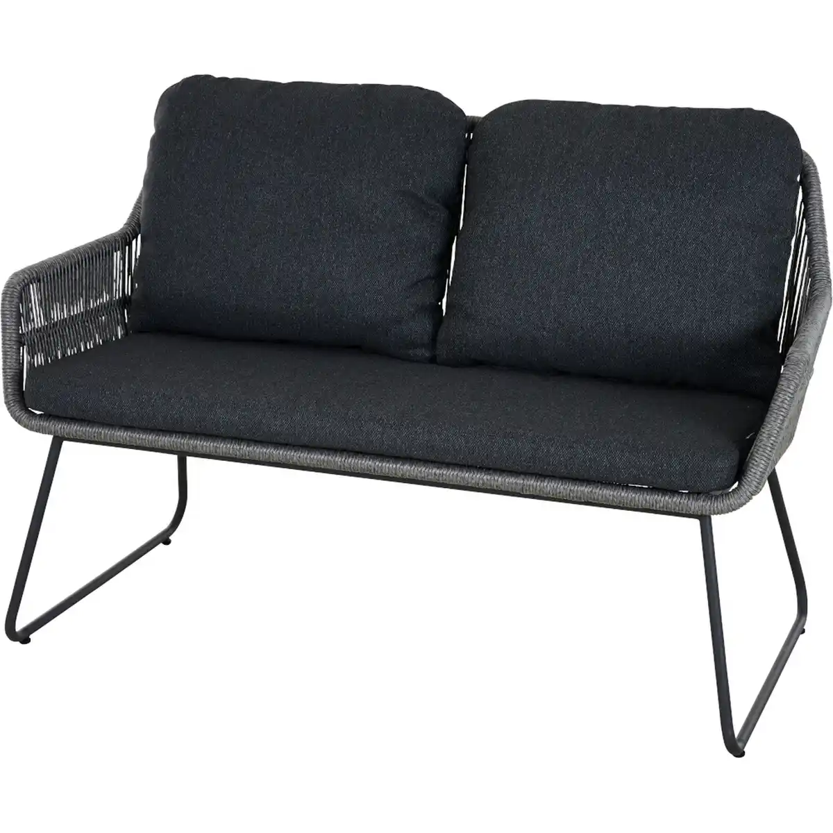 Bild 1 von Siena Garden Bank 'Kansas' anthrazit/matt 120 x 85 x 70 cm